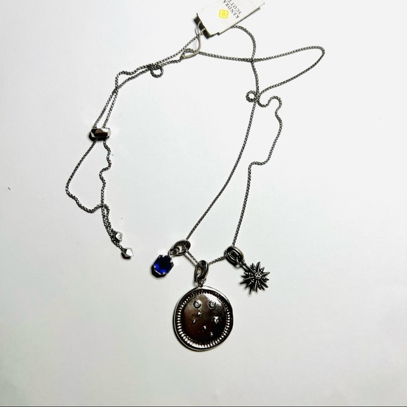 NWT KENDRA SCOTT HOROSCOPE LIBRA CHARM COIN PENDANT NECKLACE - Picture 3 of 9